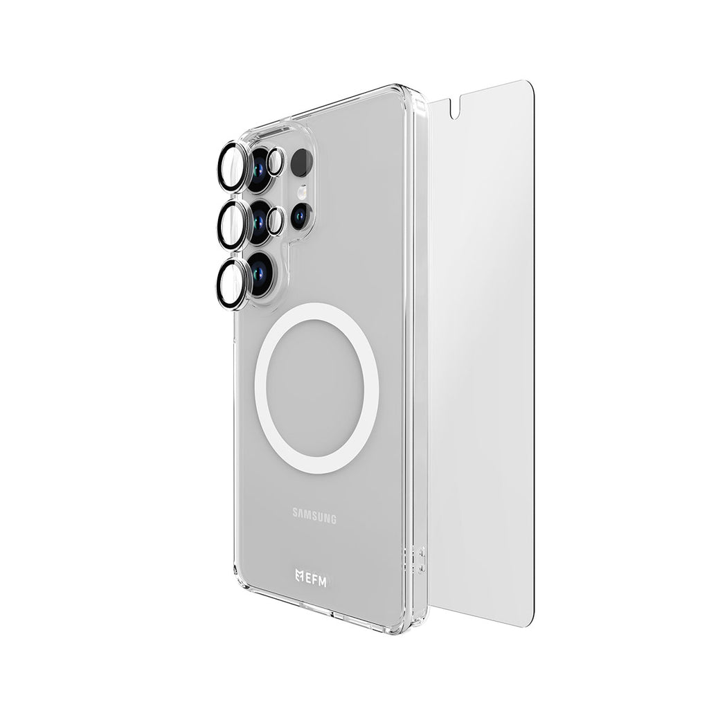 EFM 3-in-1 Clear Protection Bundle for Samsung S26 Ultra