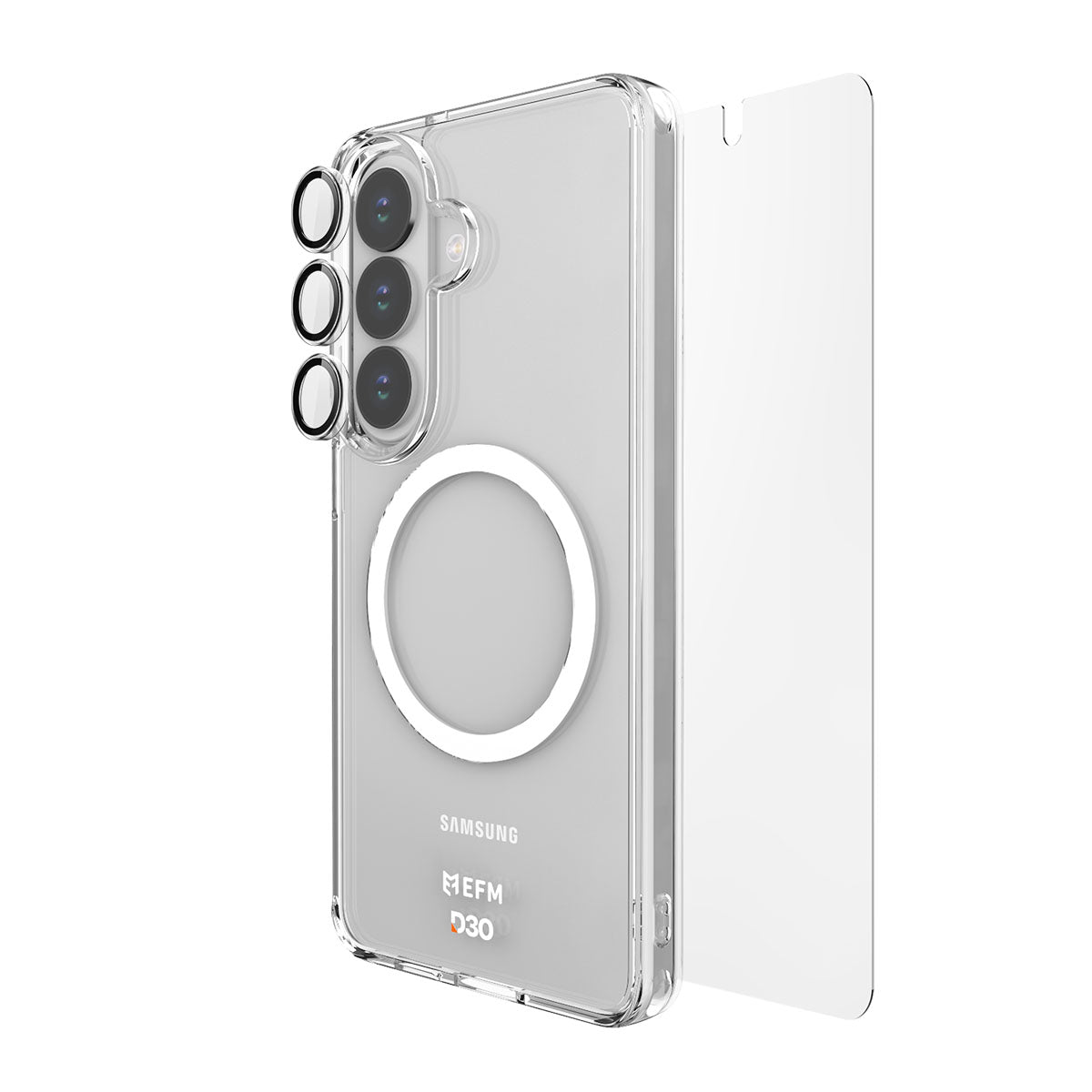 EFM 3-in-1 D3O Case, Screen & Camera Lens Protection Bundle EFM