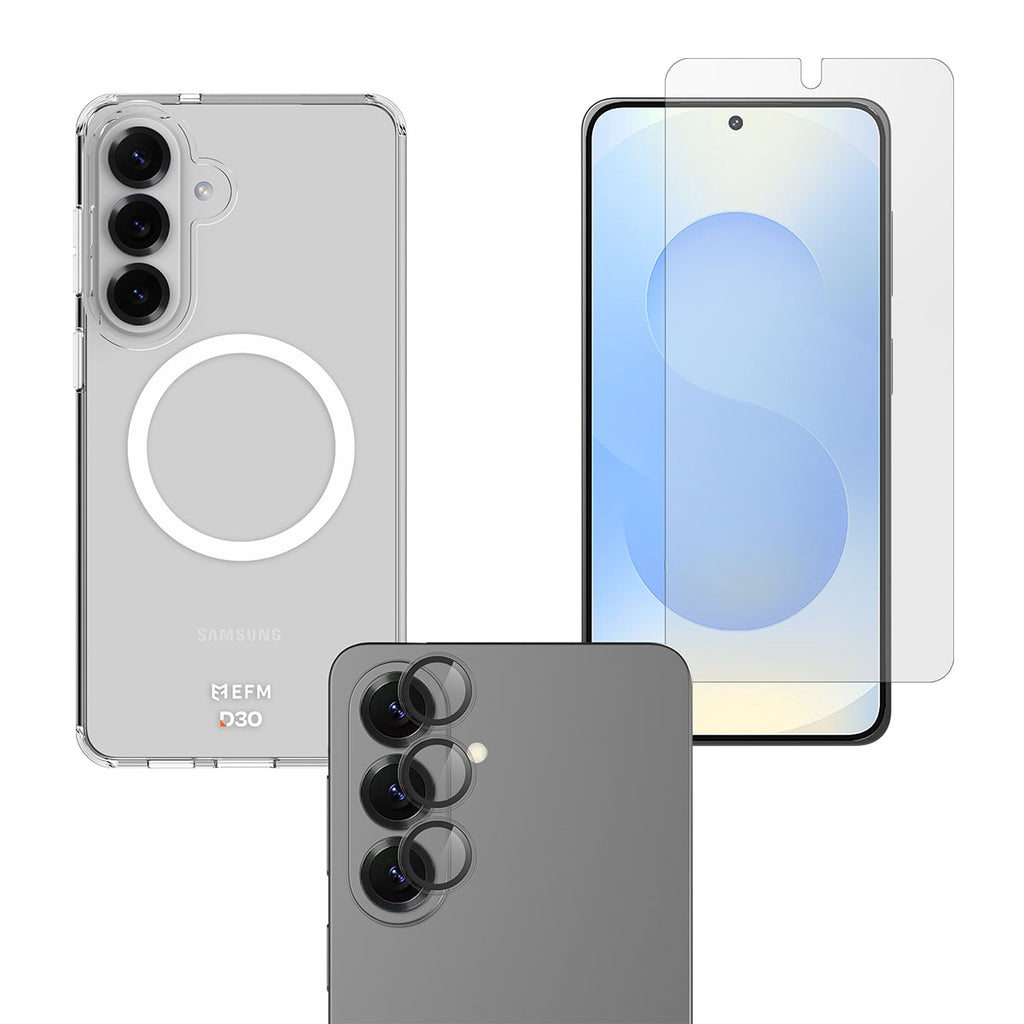 EFM 3-in-1 D3O Case, Screen & Lens Protection Bundle EFM