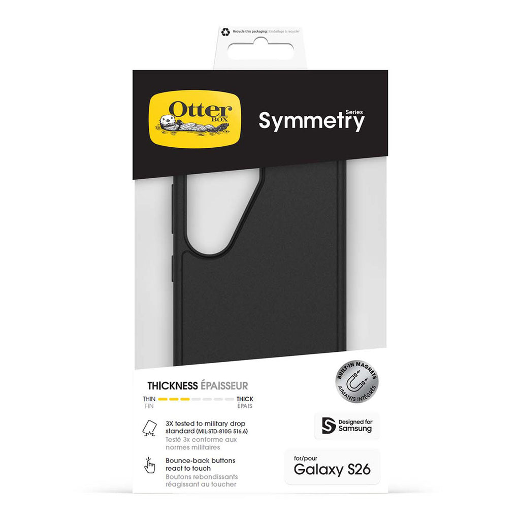 OtterBox Symmetry Magnetic Case for Samsung Galaxy S26 - Black 