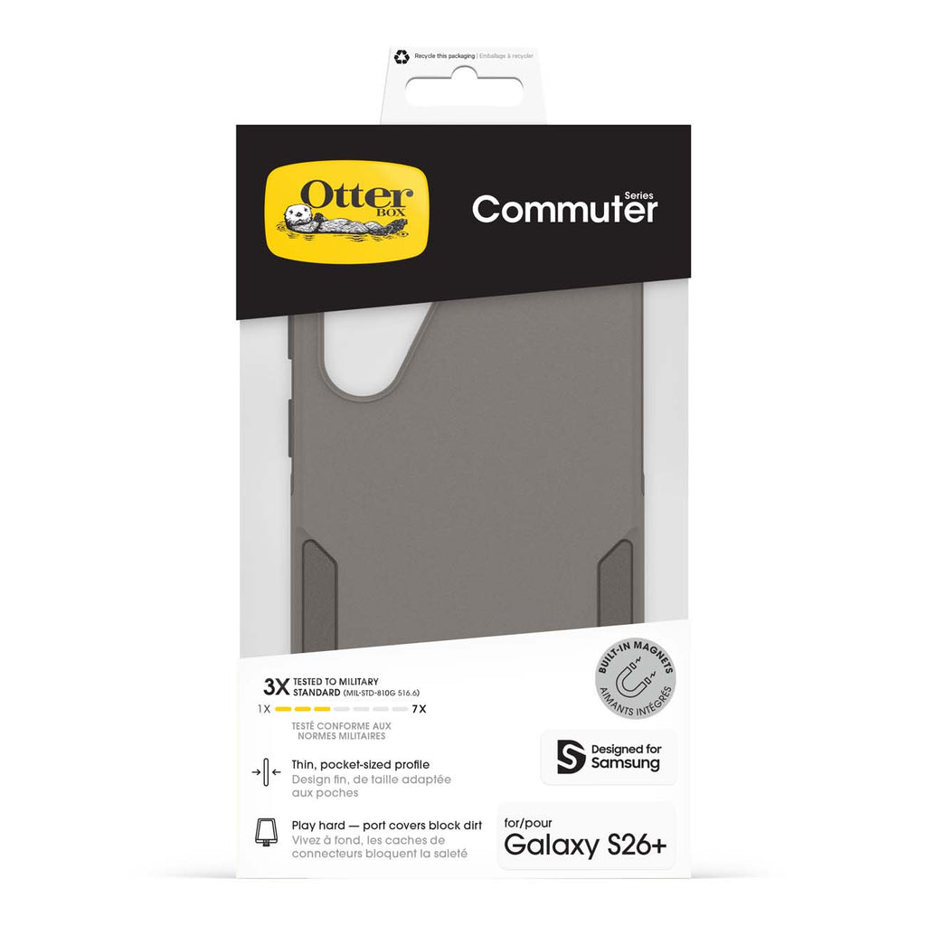 OtterBox Commuter Magnetic Case for Samsung Galaxy S26+ Cream 
