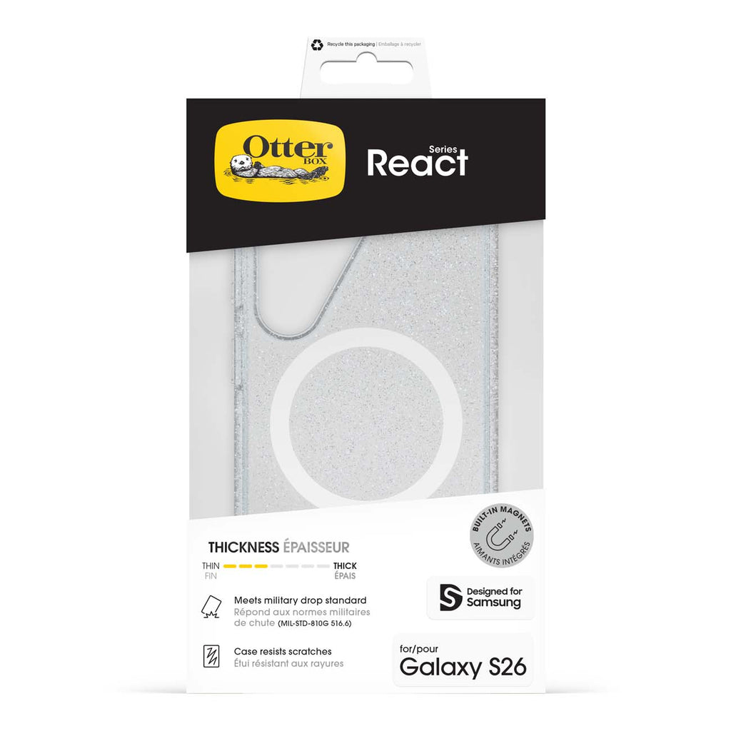 OtterBox React Case w/ Magnets for Samsung Galaxy S26 - Stardust 