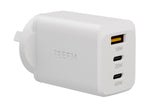 EFM ECO 65W Triple Port Wall Charger - White