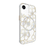 Case-Mate Floral Gems MagSafe Case for iPhone 16e / iPhone 15 / iPhone 13 / iPhone 17e / iPhone 14 – Gold product image 2