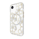 Case-Mate Floral Gems MagSafe Case for iPhone 16e / iPhone 15 / iPhone 13 / iPhone 17e / iPhone 14 – Gold product image 3