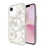 Case-Mate Floral Gems MagSafe Case for iPhone 16e / iPhone 15 / iPhone 13 / iPhone 17e / iPhone 14 – Gold product image 7
