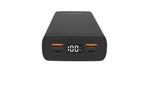 EFM 20000mAh Digital Power Bank - 20W Fast Charging - Black