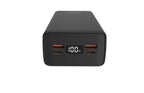 EFM 30000mAh Portable Power Bank - 20W Fast Charging - Black