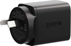 EFM ECO 36W Dual Port Fast Wall Charger | PD & PPS | Black