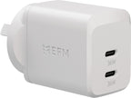 EFM ECO 36W Dual Fast Wall Charger with Power Delivery & PPS - White