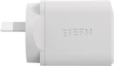 EFM ECO 36W Dual Port Wall Charger - White