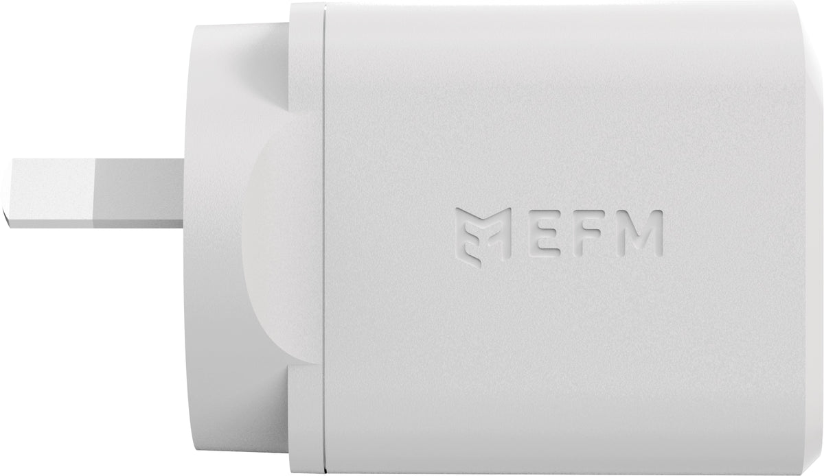 EFM ECO 36W Dual Port Wall Charger - White