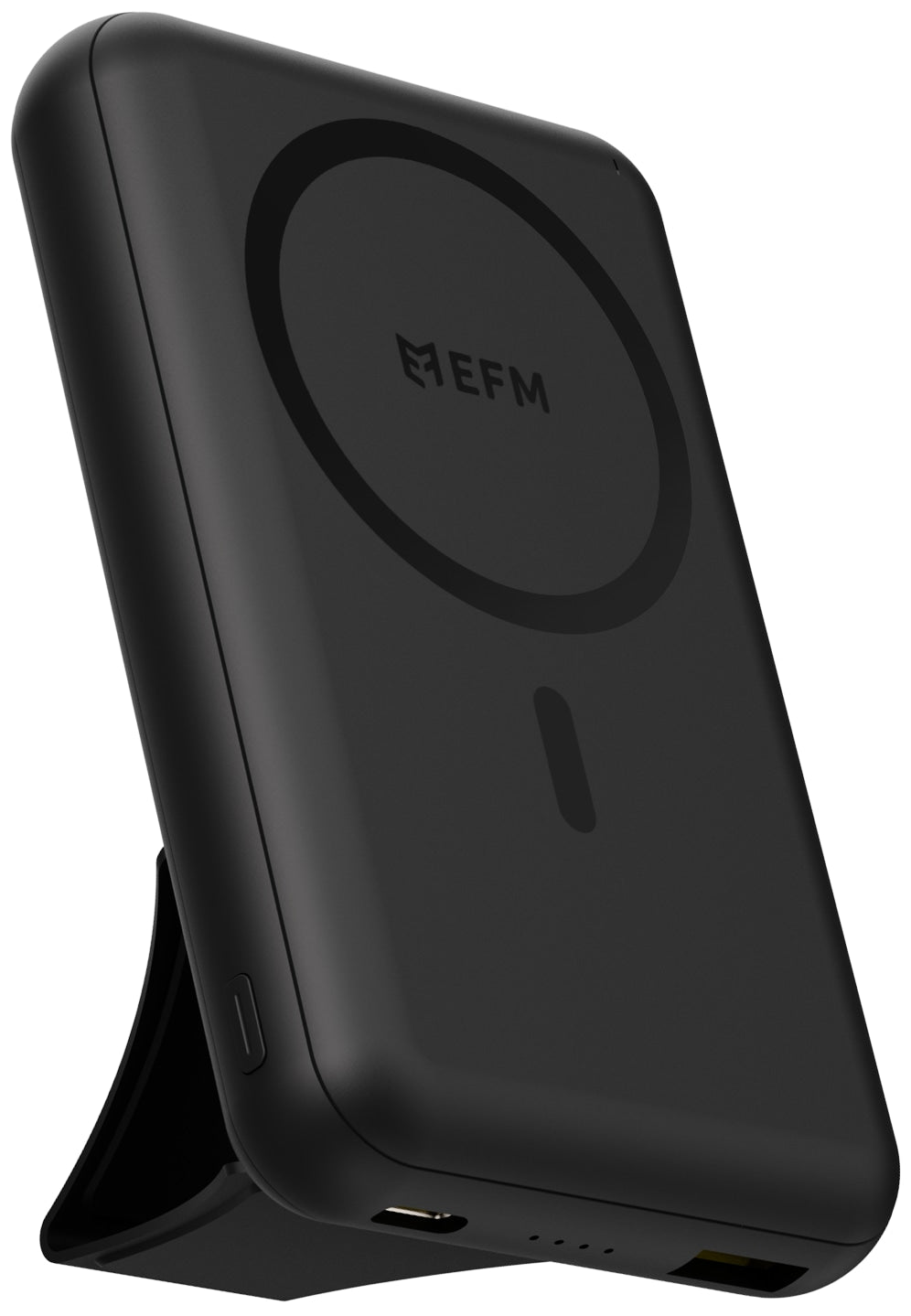 EFM FLUX 10000mAh MagSafe Magnetic Power Bank & Foldable Stand - Black