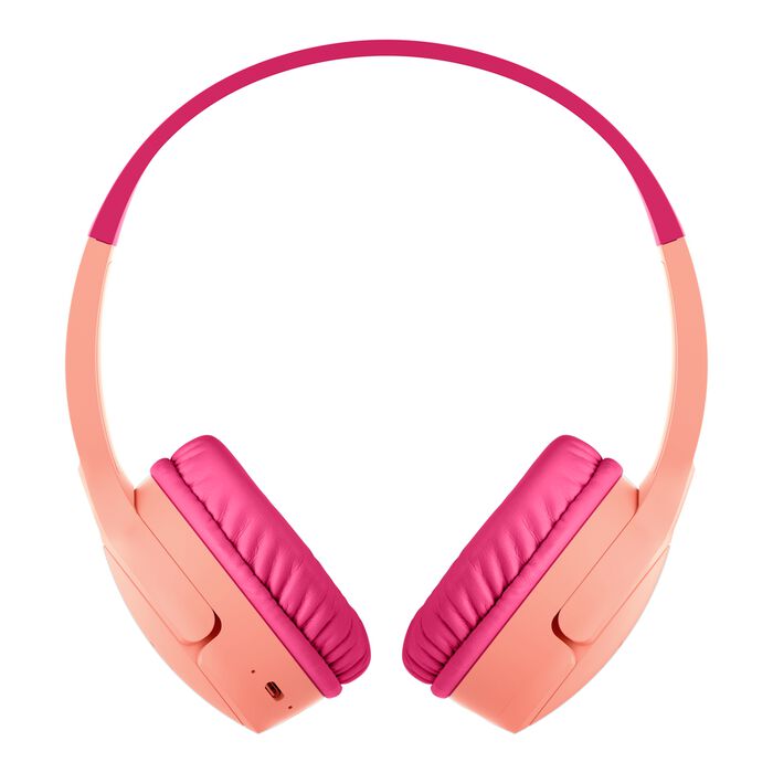 Belkin SoundForm Mini Wireless On-Ear Headphones Kids - Pink (AUD002BTPKV3)