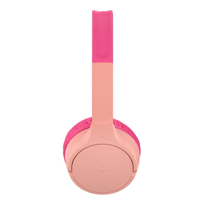 Belkin SoundForm Mini Pink Wireless On-Ear Headphones for Kids 