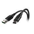 EFM Flipper USB-C Charging Cable 2M - Black | Durable & Reversible