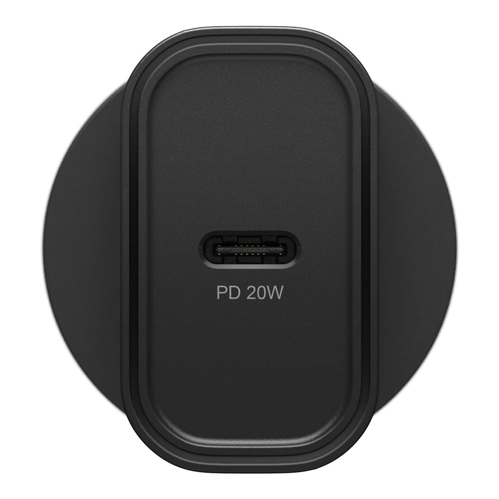 OtterBox 20W USB-C Wall Charger with Power Delivery | Black 