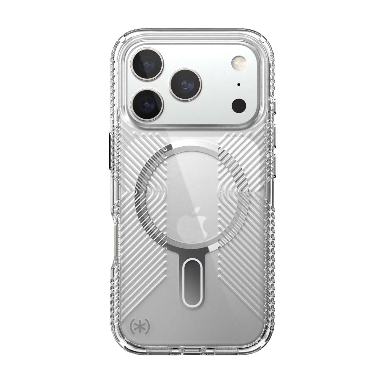 Speck Presidio Clear Grip MagSafe Case with ClickLock for iPhone 17 Pro 