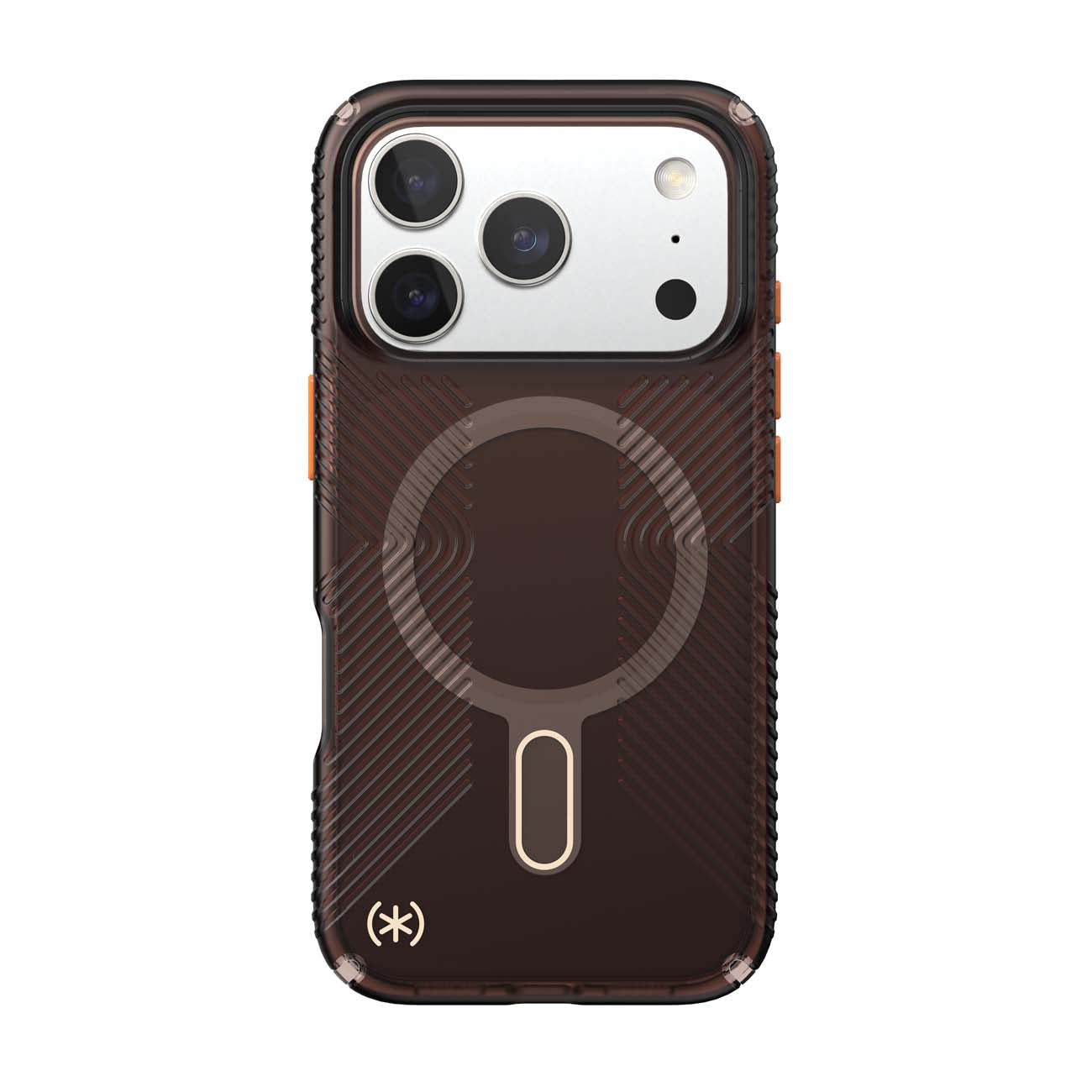 Speck Presidio Lux Grip MagSafe Case for iPhone 17 Pro - ClickLock, Shade Orange 