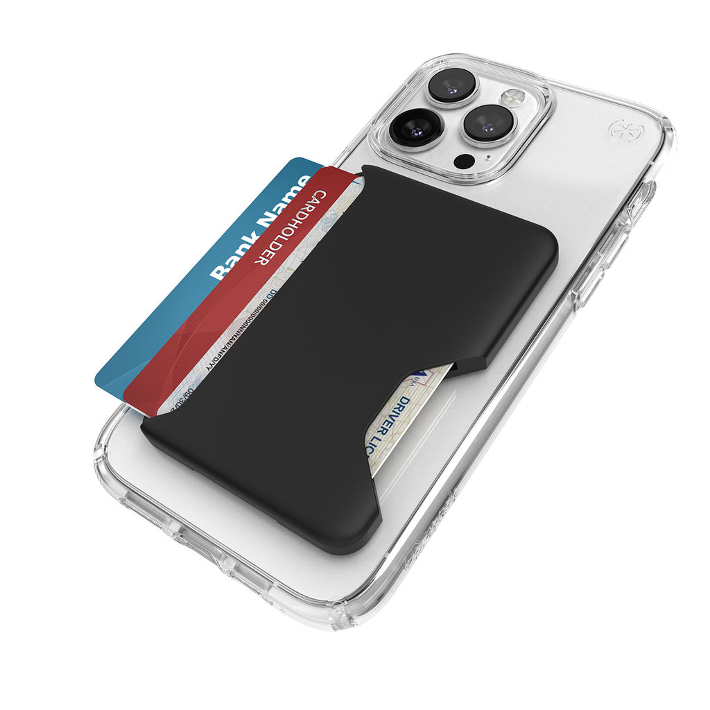 Speck ClickLock MagSafe Wallet - Secure Black Card Holder 