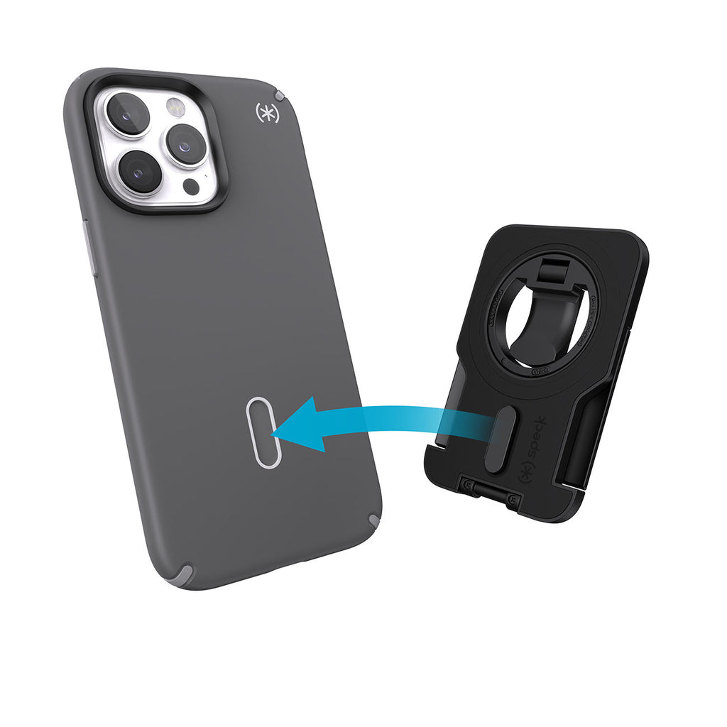 Speck ClickLock StandyGrip MagSafe Phone Stand & Grip - Black 