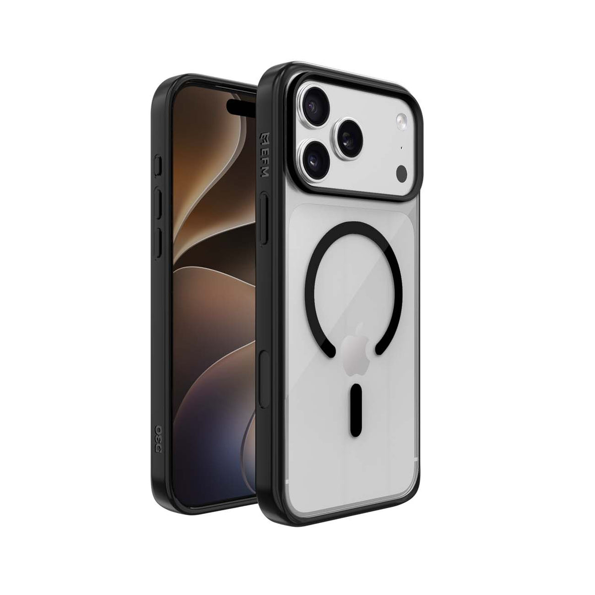 EFM Toronto Case with D3O Zero for iPhone 18 Pro Max – Black / Clear product image 2