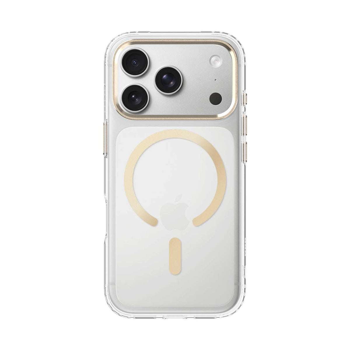 EFM Volta Case with D3O Zero for iPhone 18 Pro Max – Clear/ Gold product image