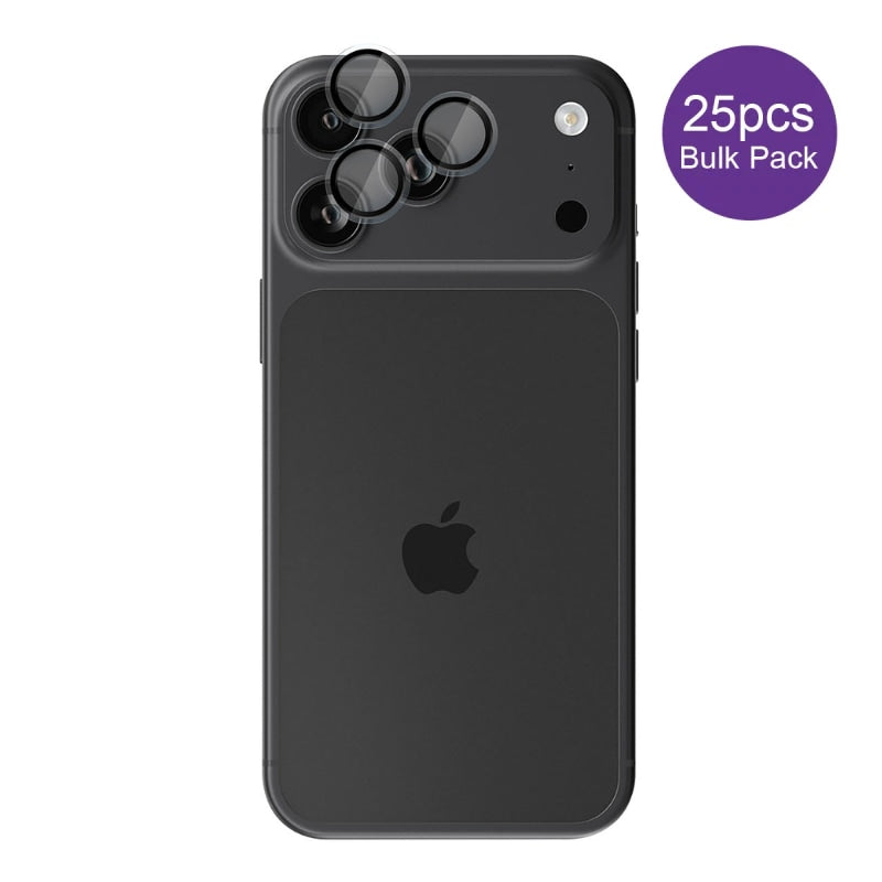 EFM Camera Lens Protection Bulk Pack – 25 Units for iPhone 18 Pro – Clear product image