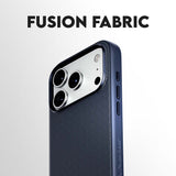 CARE by PanzerGlass Fusion Fabric MagSafe Case for iPhone 17 Pro Max / iPhone 18 Pro Max – Blue product image 9