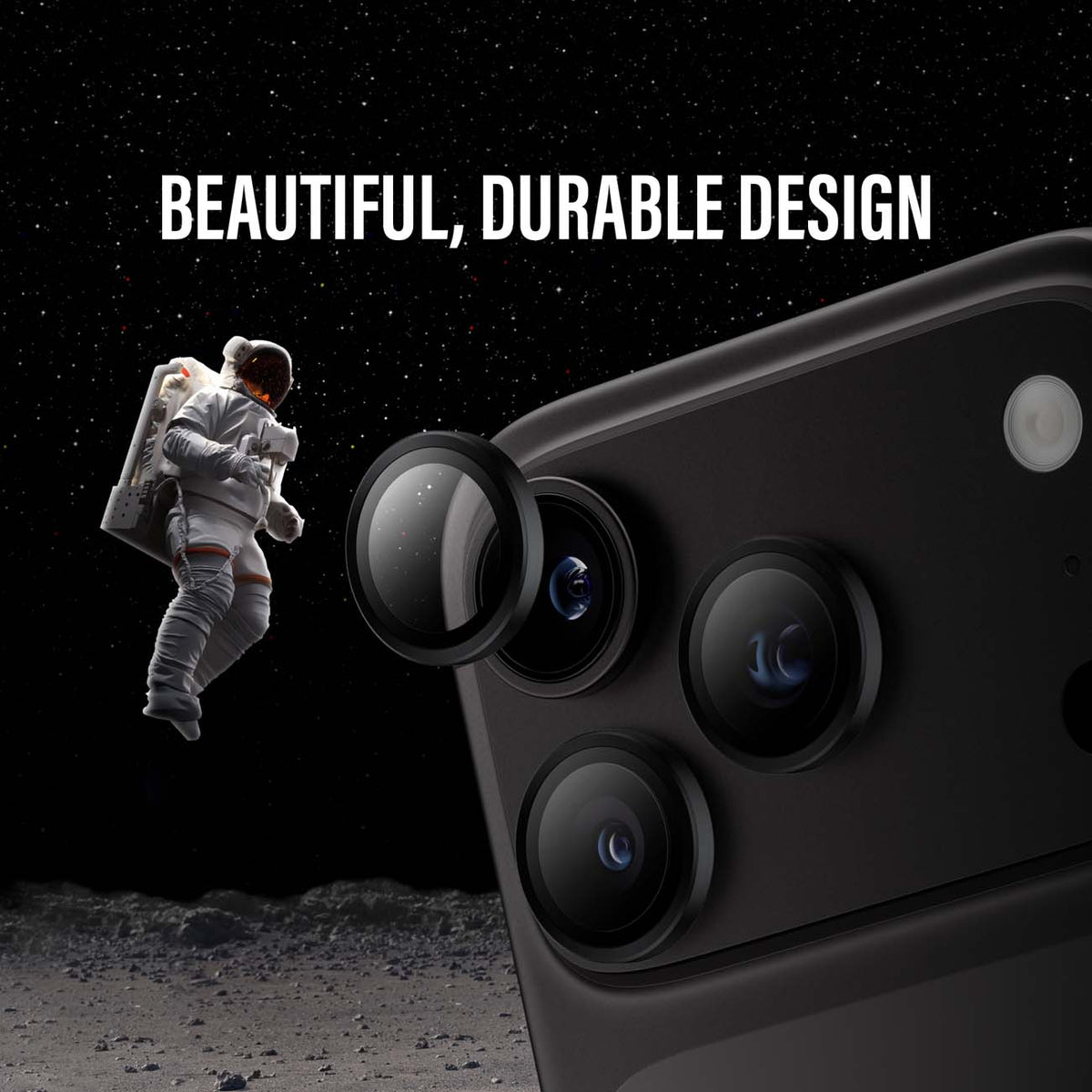 PanzerGlass Hoops Ceramic Camera Lens Protector for iPhone 18 Pro Max / iPhone 18 Pro – Clear product image 3
