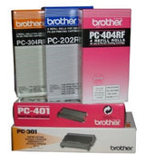 Brother PC404RF 4-Pack Thermal Fax Ribbons for PC-401 Brother