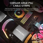 Corsair ARGB PSU Cable Strips - Custom PC Lighting Upgrade Corsair