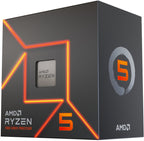 AMD Ryzen 5 7600 Desktop CPU - 6 Cores, Zen 4 Gaming Processor