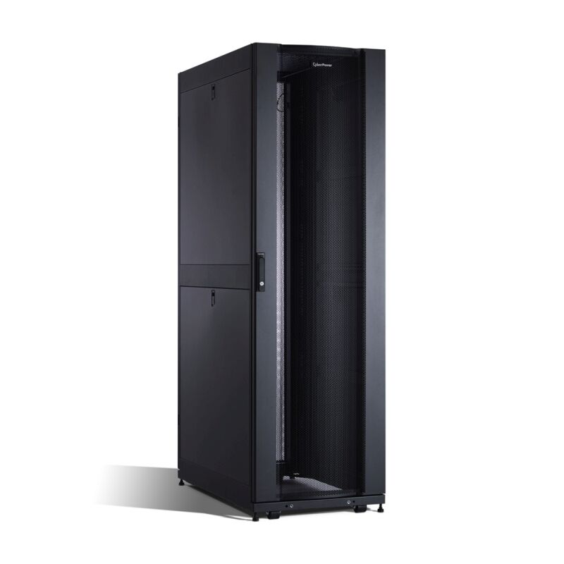 42U 19-inch Server Rack Cabinet | Perforated Door & Casters CyberPower