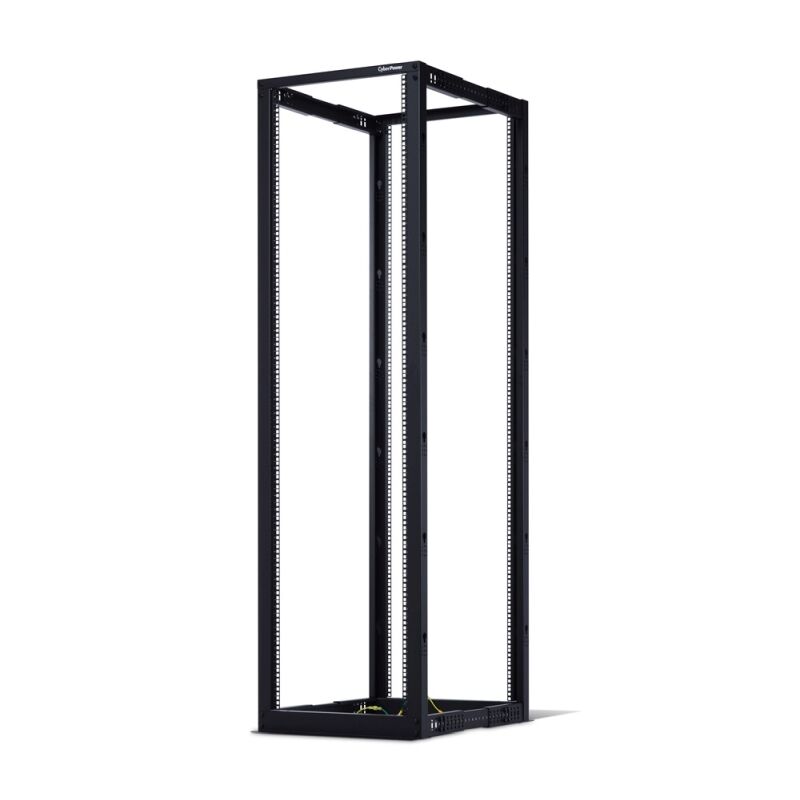 19 45U Adjustable 4-Post Open Frame Server Rack CyberPower