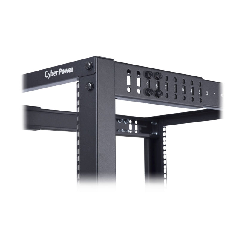 19 45U Adjustable 4-Post Open Frame Server Rack CyberPower