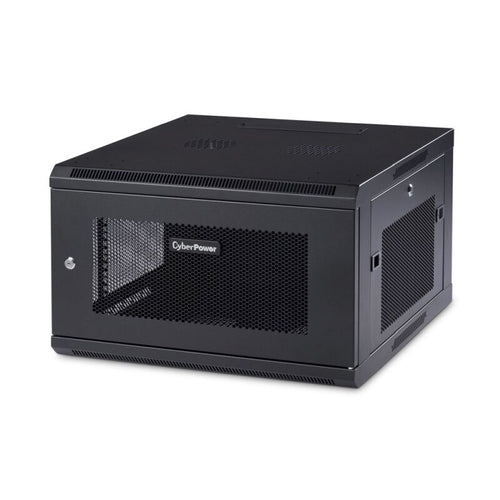 19 Inch 6U Wall Mount Data Cabinet - 600mm Deep, Perforated Door CyberPower