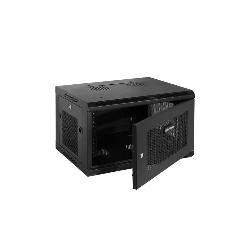 CyberPower 6U 19 Wall Mount Server Rack Enclosure - Perforated Door CyberPower
