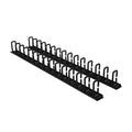 Flexible 6ft Vertical Ring Cable Manager - Toolless Install CyberPower