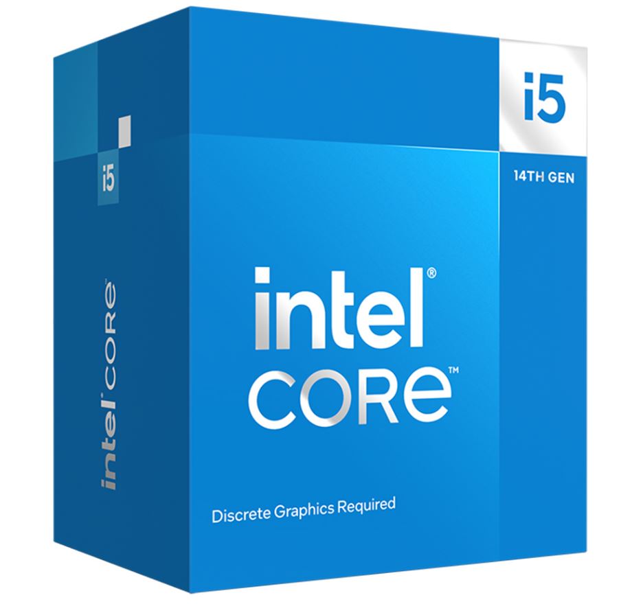 Intel i5 14400F CPU 3.5GHz (4.7GHz Turbo) 14th Gen LGA1700 10-Cores 16-Threads 29.5MB 65W Graphics Card Requir