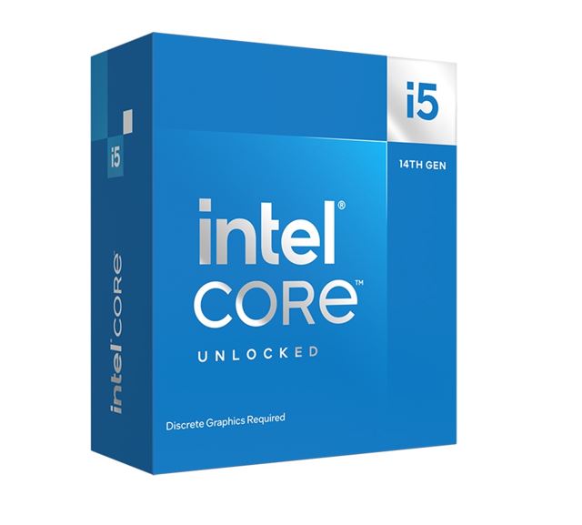Intel i5 14600KF CPU 4.0GHz (5.3GHz Turbo) 14th Gen LGA1700 14-Cores 20-Threads 24MB 125W Graphic Card Require