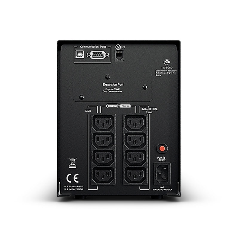 CP Smart App Tower UPS 1000VA for Home & Office Power Backup CyberPower