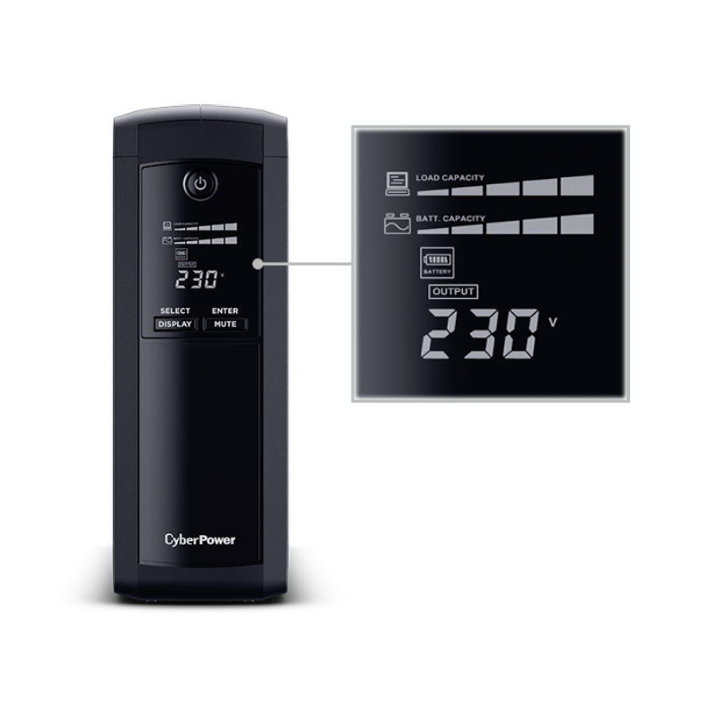 CyberPower VP700ELCD UPS Battery Backup for Home & Office CyberPower
