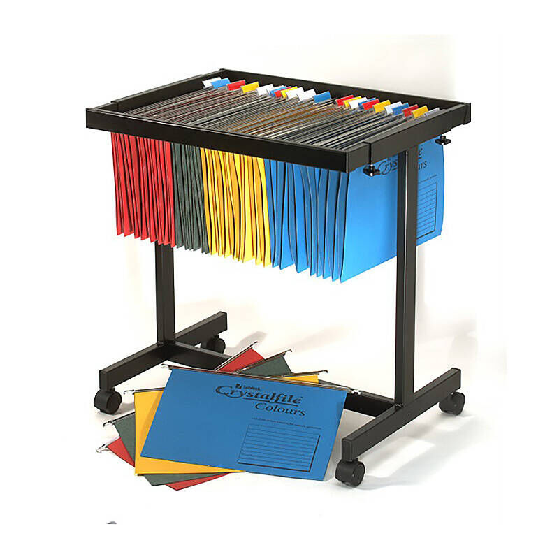 Crystalfile Mobile Suspension File Trolley - Portable Office Filing Crystalfile