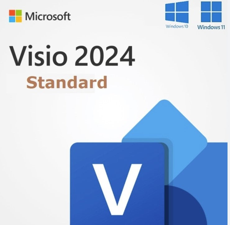 Microsoft Visio Standard 2024 ESD | Create Visuals Instantly Microsoft