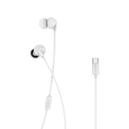 Cygnett Essentials USB-C Earphones - White (CY2868HEUSB), Cable length (1.1M), Built-in Microphone for Phone 0s, Control at Your Fingertips 