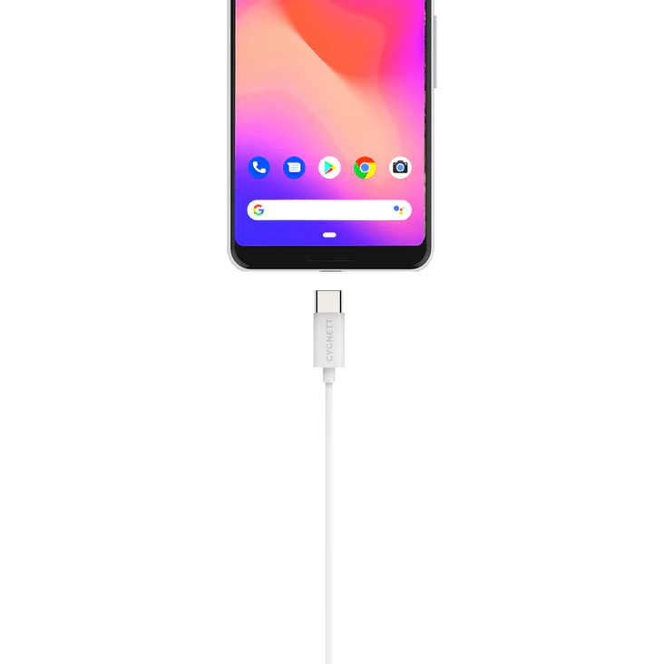 Cygnett Essentials USB-C Earphones - White (CY2868HEUSB), Cable length (1.1M), Built-in Microphone for Phone 0s, Control at Your Fingertips 