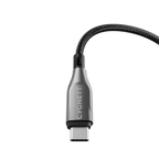 Cygnett Armoured USB-C to USB-A (2.0) Cable (50cm) - Black (CY4680PCUSA), 3A/60W, Braided, 480Mbps Transfer, Fast Charge,Best for Laptop 