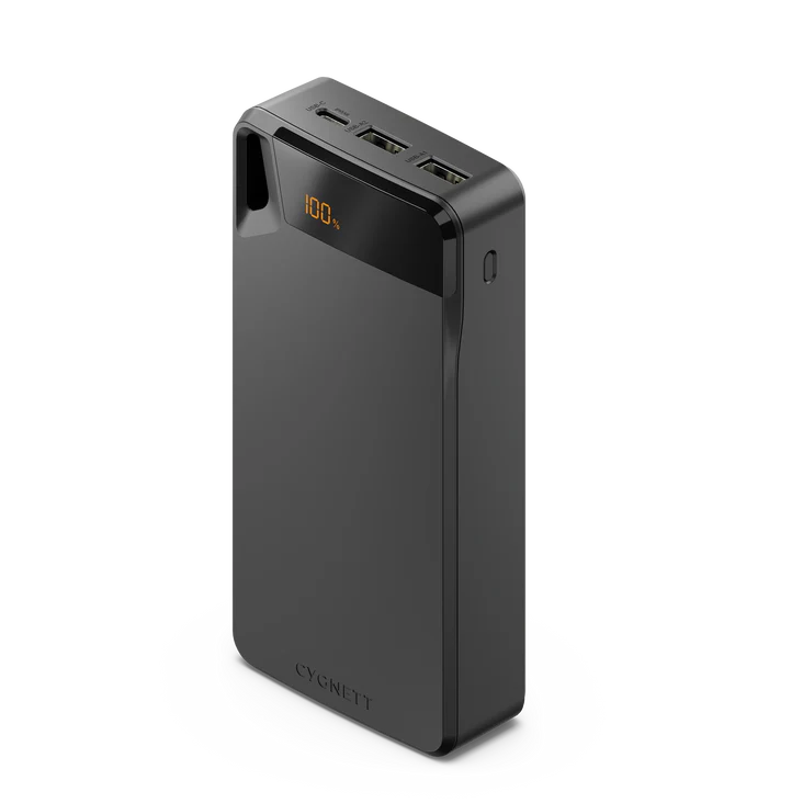 Cygnett ChargeUp Boost 4th Gen 20K mAh Power Bank -Black 