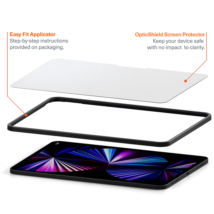 Cygnett OpticShield Apple iPad Pro M4 (11") (5th Gen) Japanese Tempered Glass Screen Protector - Superior Impact Absorption 